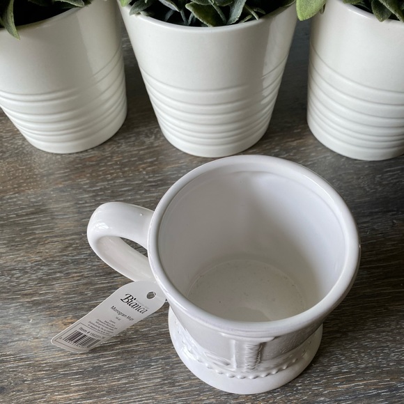 NWT initial J coffee mug farmhouse monogram - Picture 3 of 4